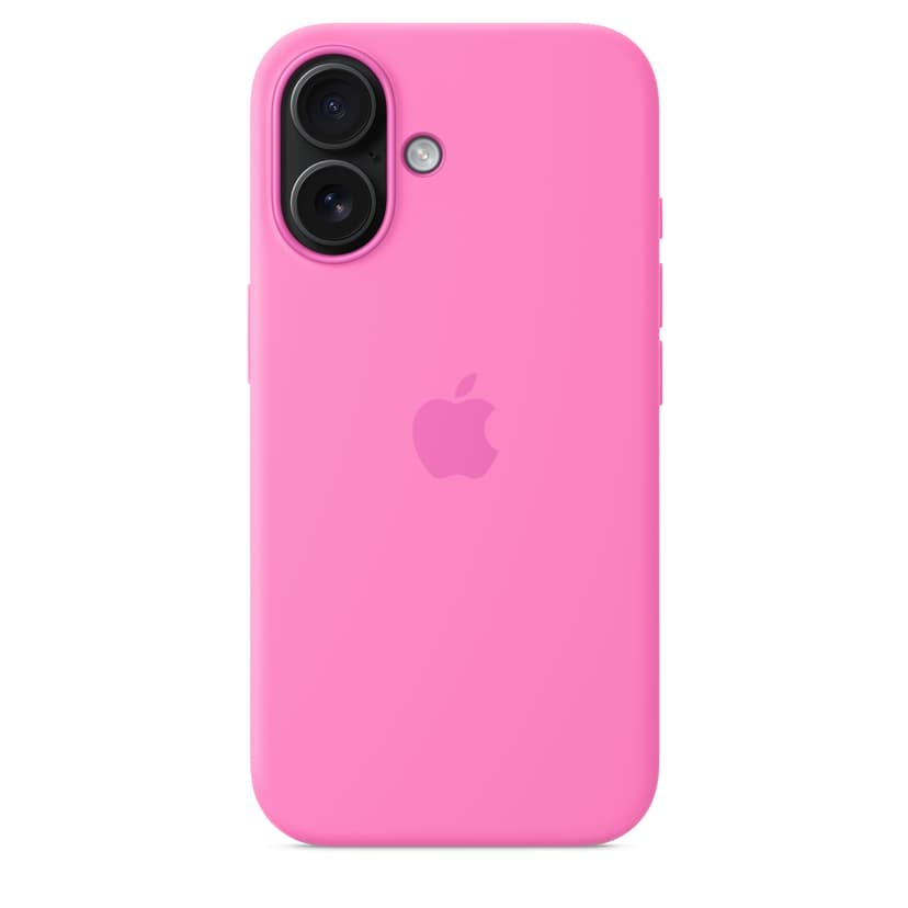 Apple Silicone Case Magsafe iPhone 16 Lyserød