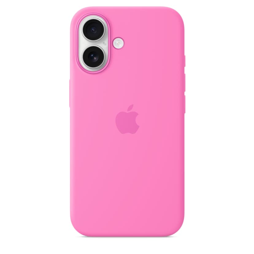 Apple Silicone Case Magsafe iPhone 16 Lyserød