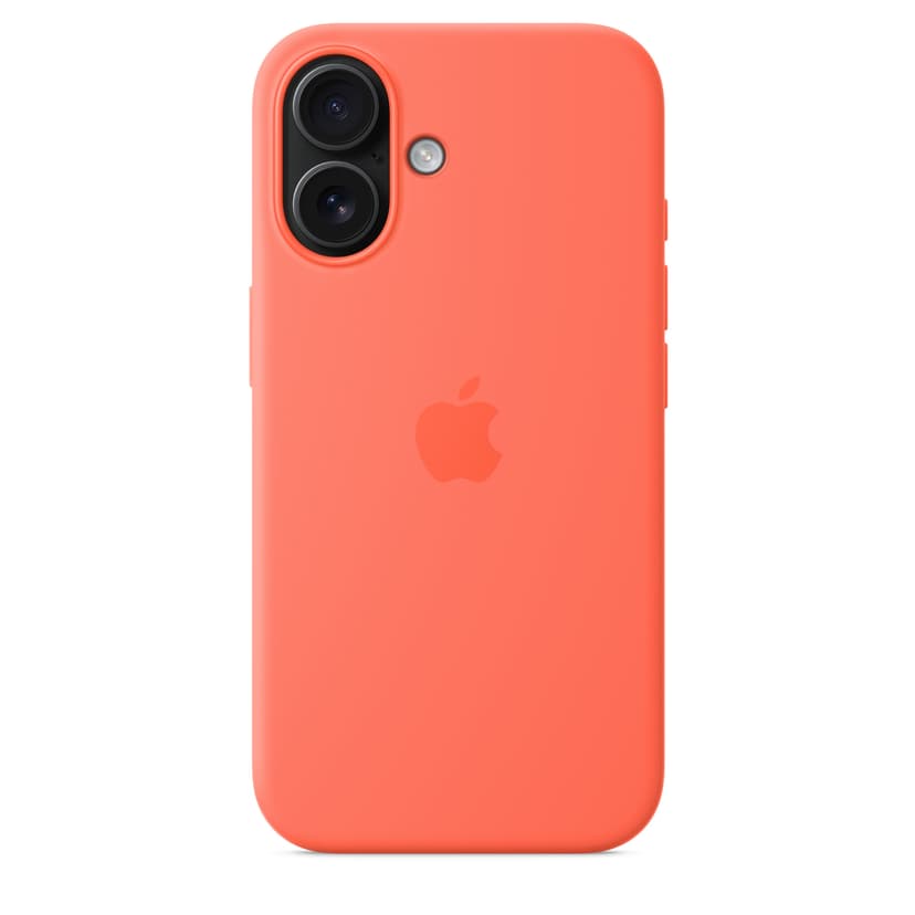 Apple Silicone Case Magsafe iPhone 16 Orange