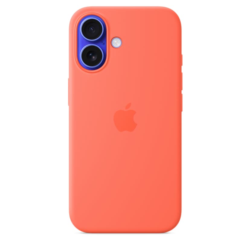 Apple Silicone Case Magsafe iPhone 16 Orange