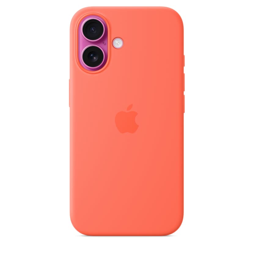 Apple Silicone Case Magsafe iPhone 16 Orange