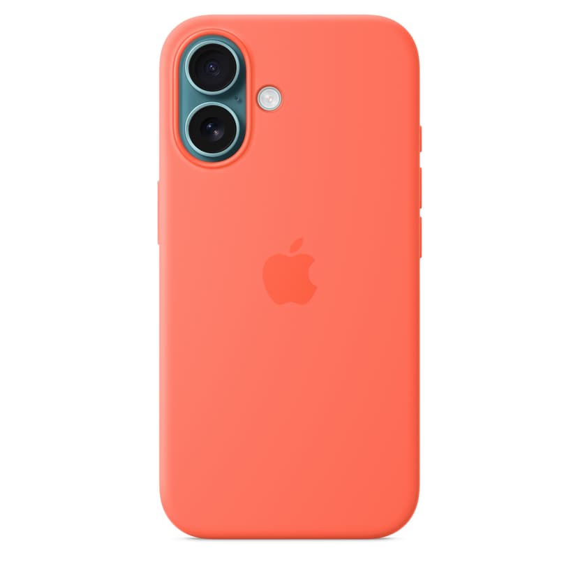 Apple Silicone Case Magsafe iPhone 16 Oransje