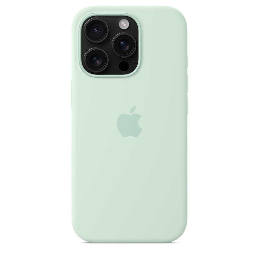 Apple Silicone Case Magsafe iPhone 16 Pro Aquamarijn