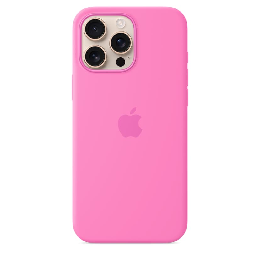 Apple Silicone Case Magsafe iPhone 16 Pro Max Lyserød