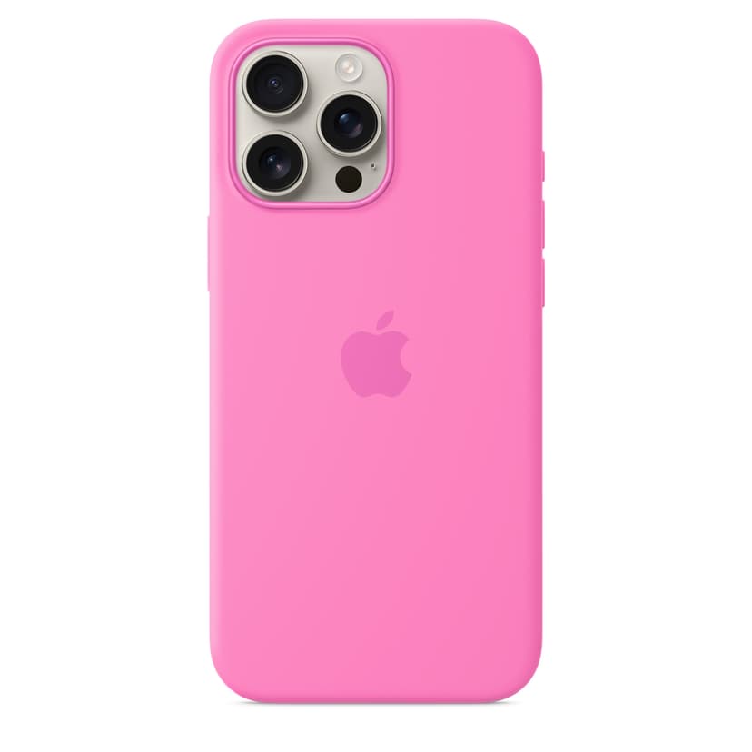 Apple Silicone Case Magsafe iPhone 16 Pro Max Lyserød