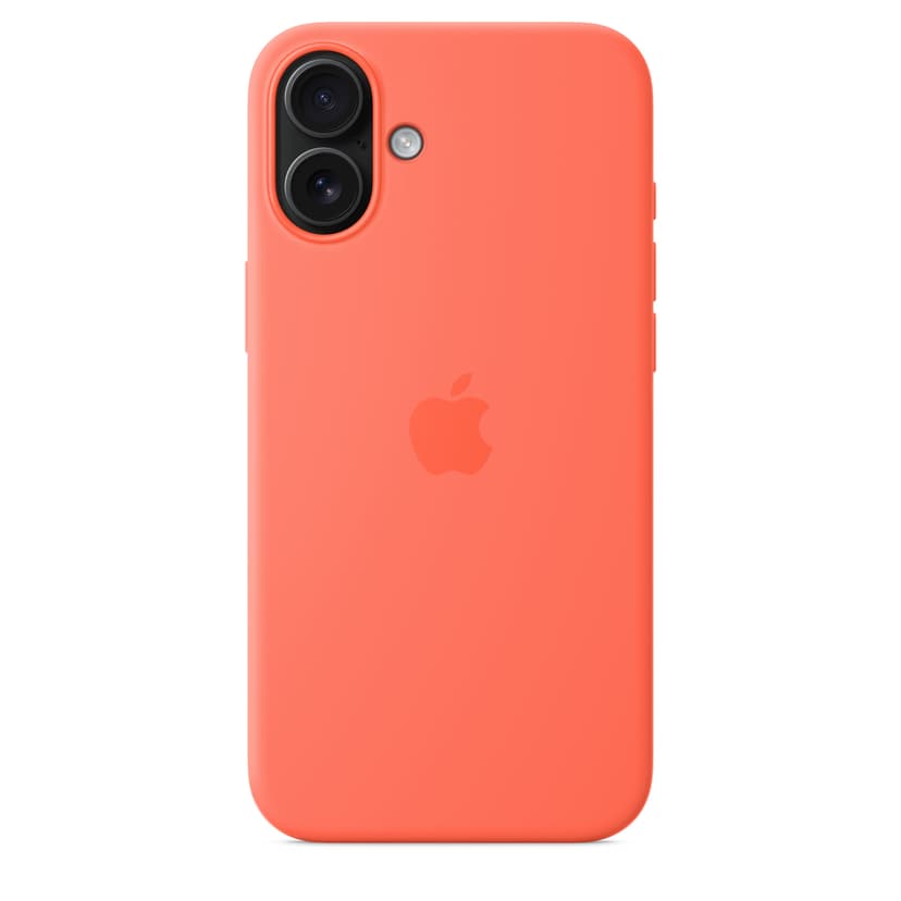 Apple Silicone Case Magsafe iPhone 16 Plus Oranssi