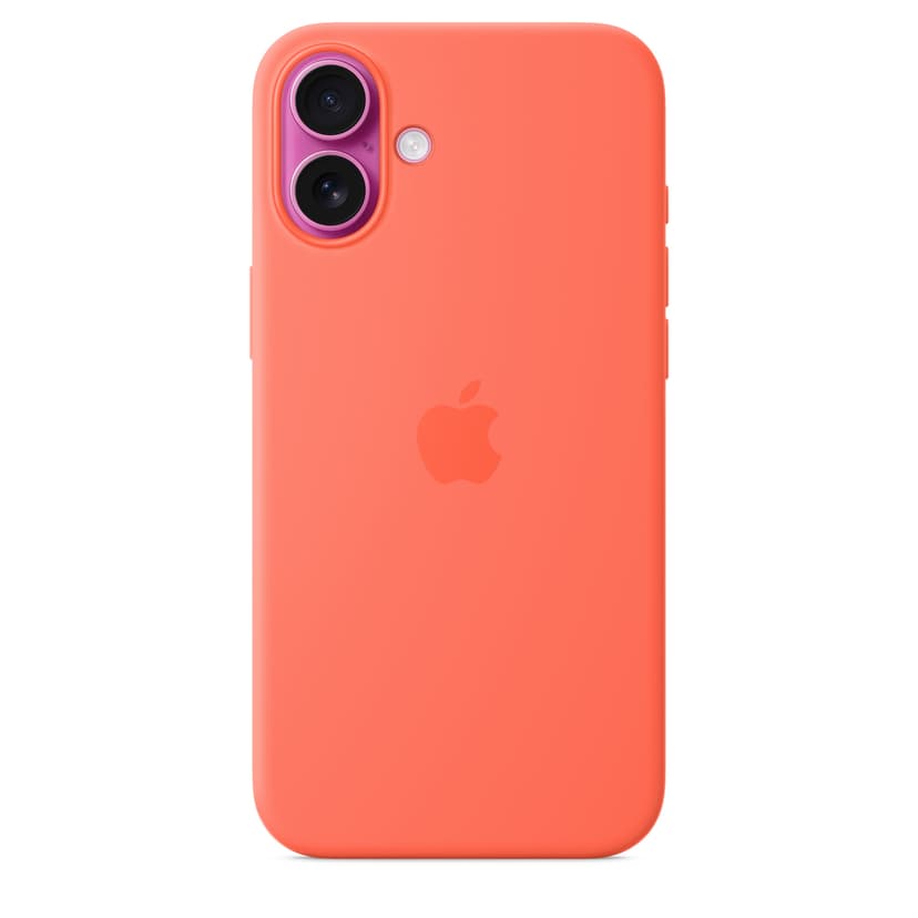 Apple Silicone Case Magsafe iPhone 16 Plus Oranssi