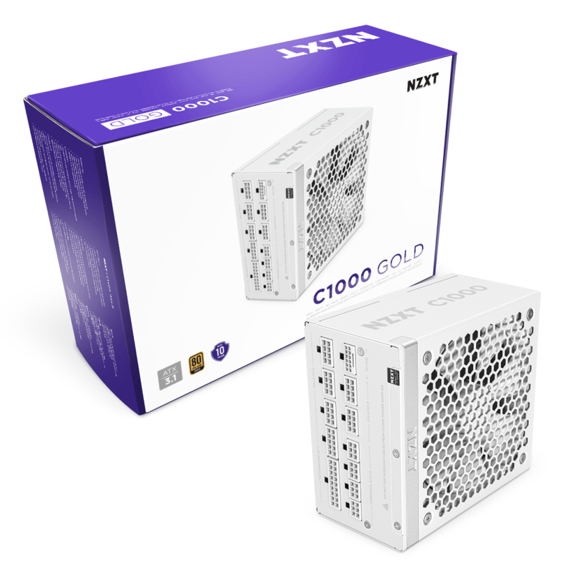 NZXT C1000 ATX 3.1 1000W ATX 80+ Gold Nätaggregat