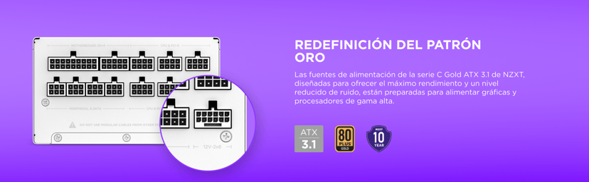 NZXT C1200 ATX 3.1 1200W ATX 80+ Gold Virtalähde