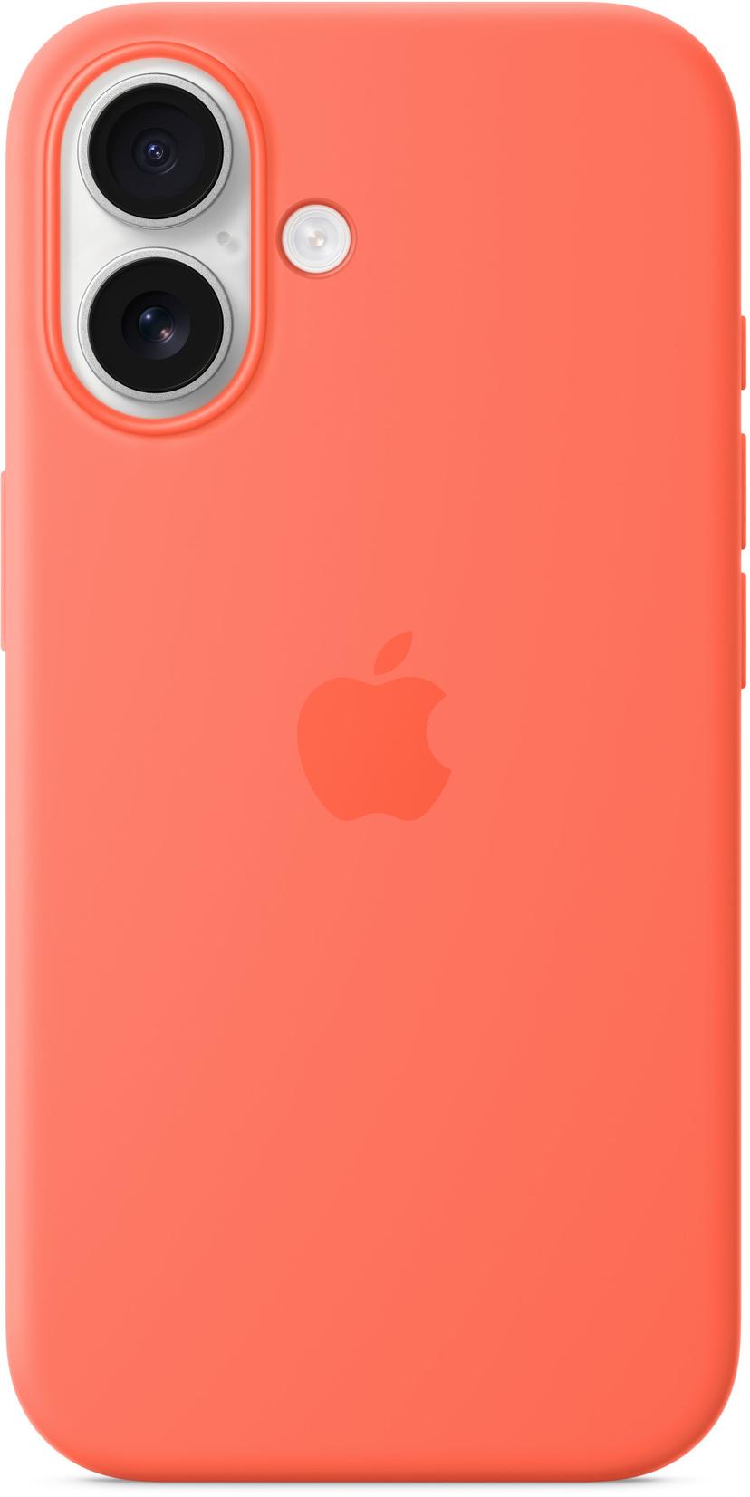 Apple Silicone Case Magsafe iPhone 16 Oranje