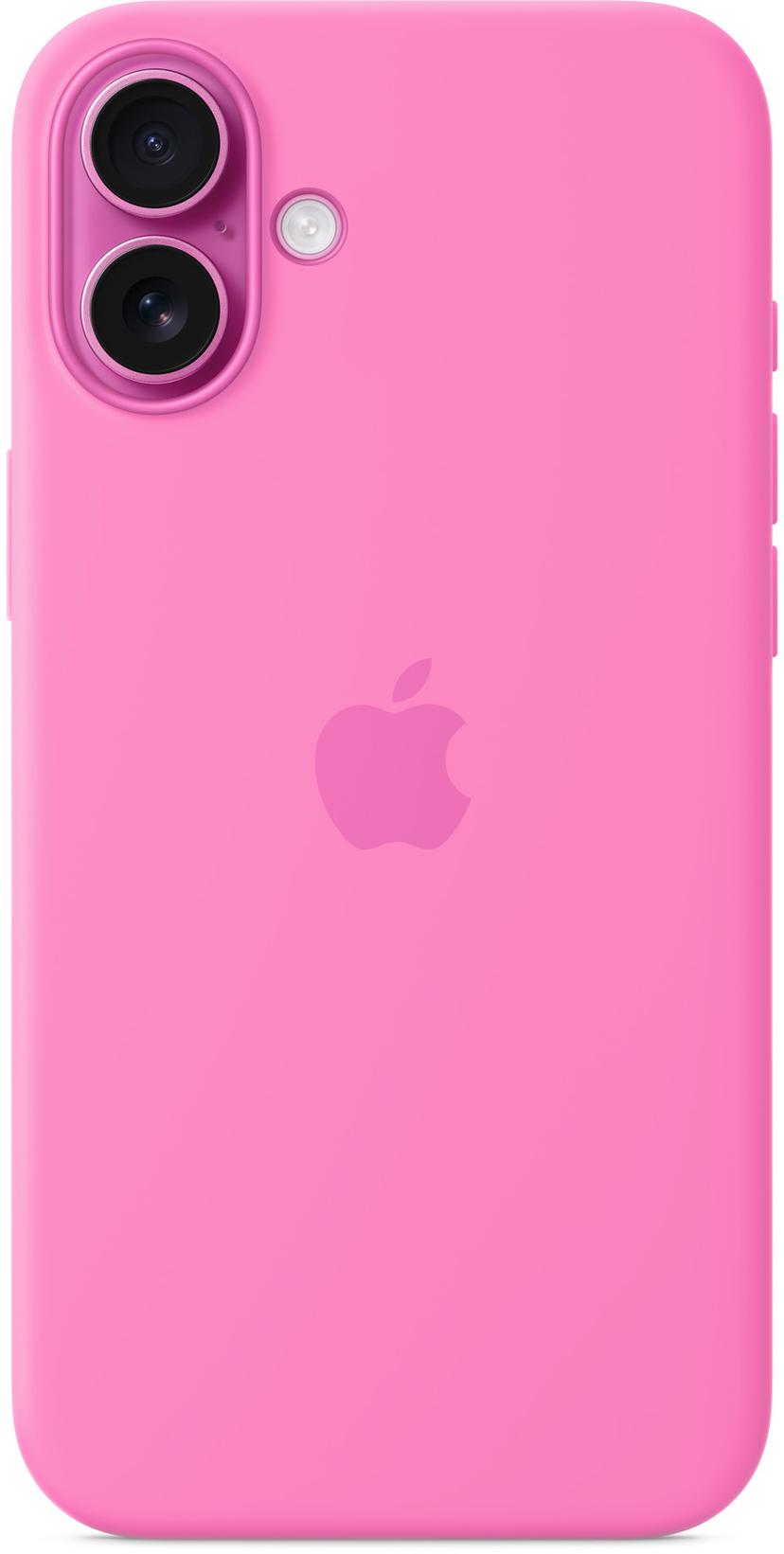 Apple Silicone Case Magsafe iPhone 16 Plus Vaaleanpunainen