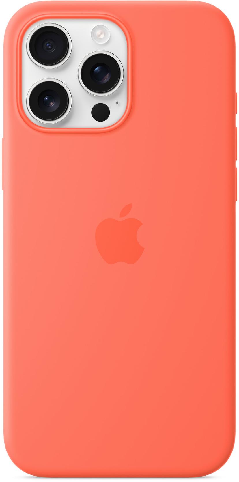 Apple Silicone Case Magsafe iPhone 16 Pro Max Oransje