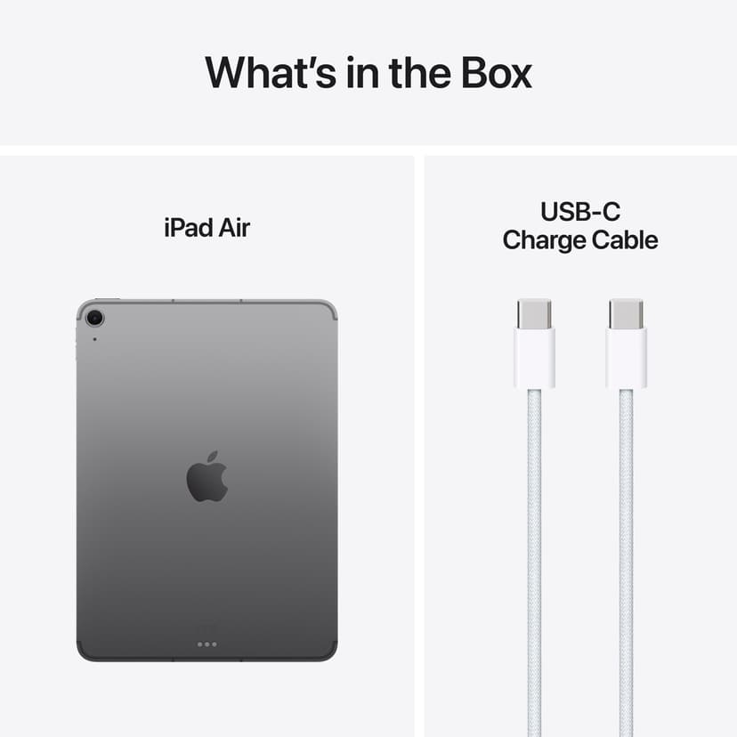 Apple iPad Air (2025) Wi-Fi + Cellular 8GB 11" Apple M3 128GB Grå