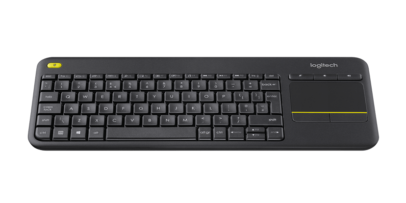 Logitech Wireless Touch Keyboard K400 Plus Trådløs US International