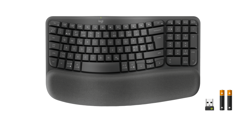 Logitech Wave Keys for Business Trådløs Nordisk