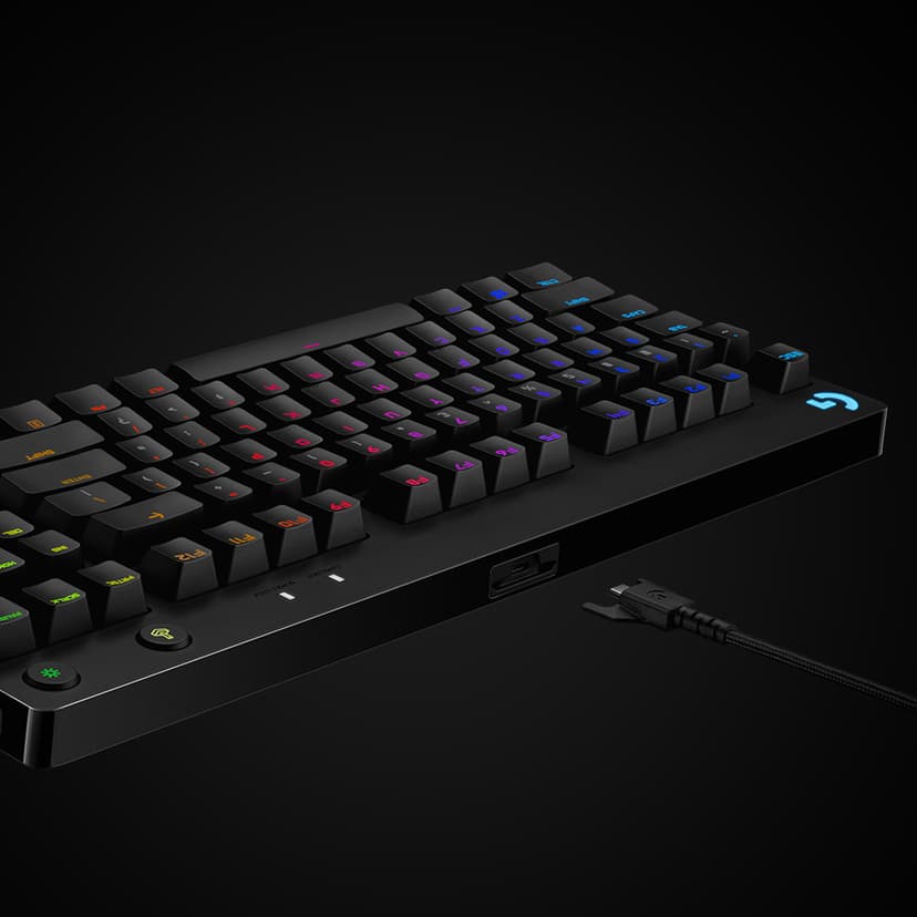 Logitech G Pro Mechanical Gaming Keyboard US Int Bedraad Logitech GX Blue US International