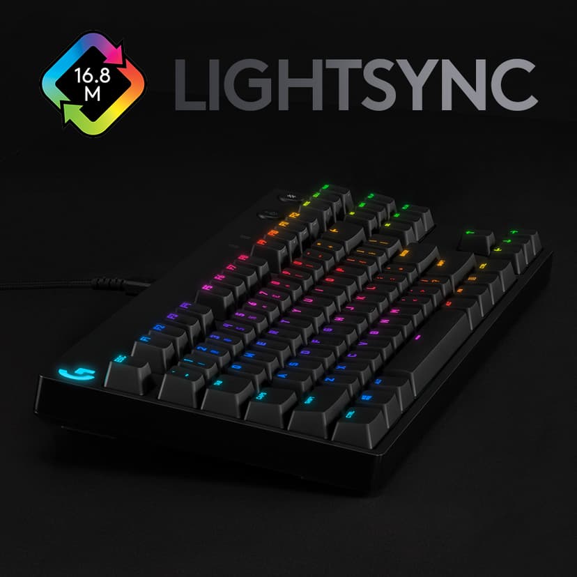 Logitech G Pro Mechanical Gaming Keyboard US Int Kabel Logitech GX Blue Amerikanskt internationellt
