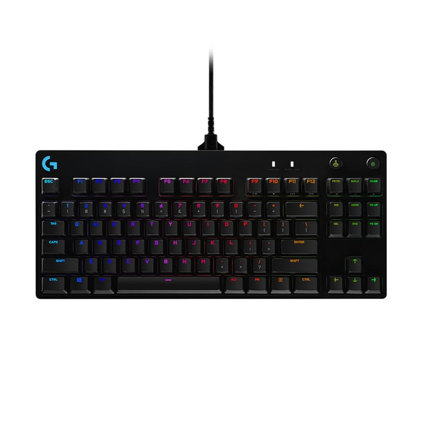 Logitech G Pro Mechanical Gaming Keyboard US Int Kabel Logitech GX Blue Amerikanskt internationellt