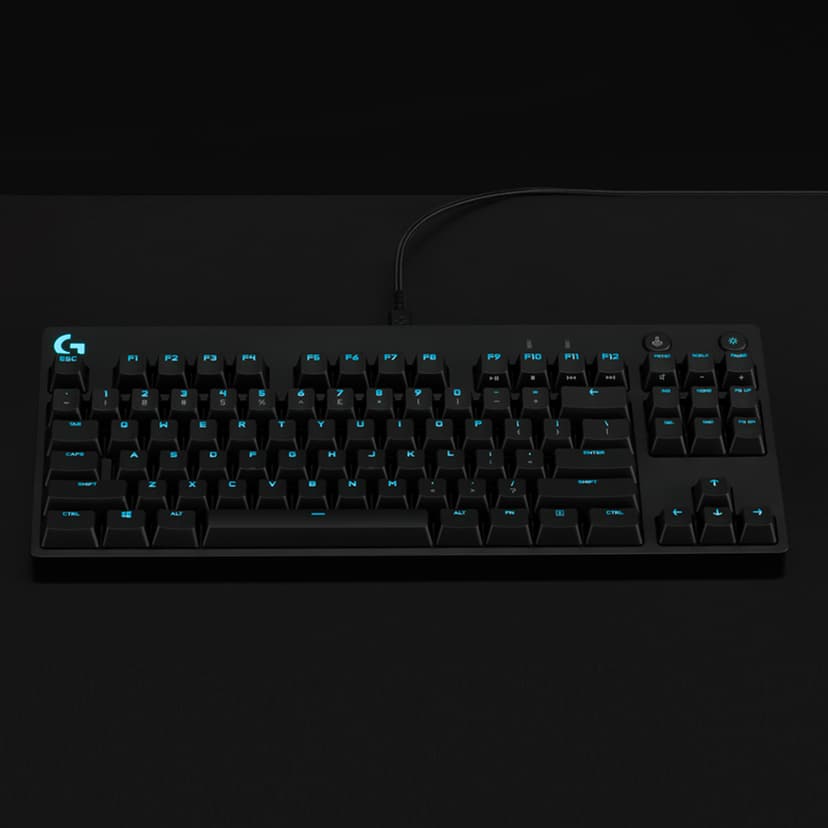 Logitech G Pro Mechanical Gaming Keyboard US Int Kabel Logitech GX Blue Amerikanskt internationellt
