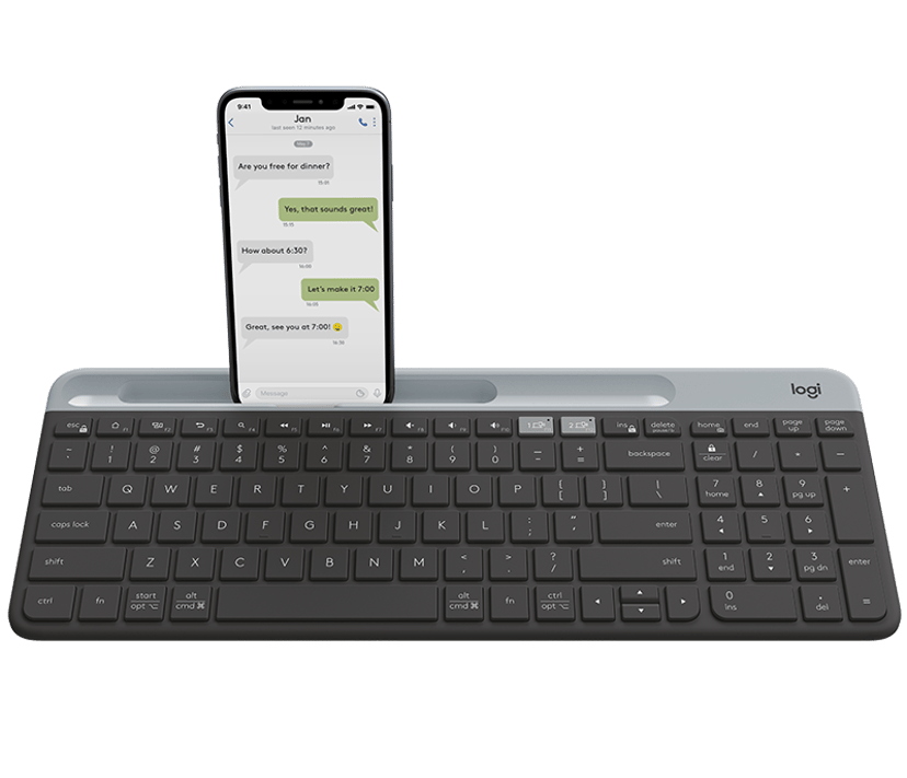 Logitech Slim Multi-Device K580 Trådløs Nordisk