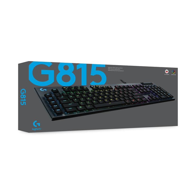 Logitech Gaming G815 Kabel Logitech GL Tactile Engelsk