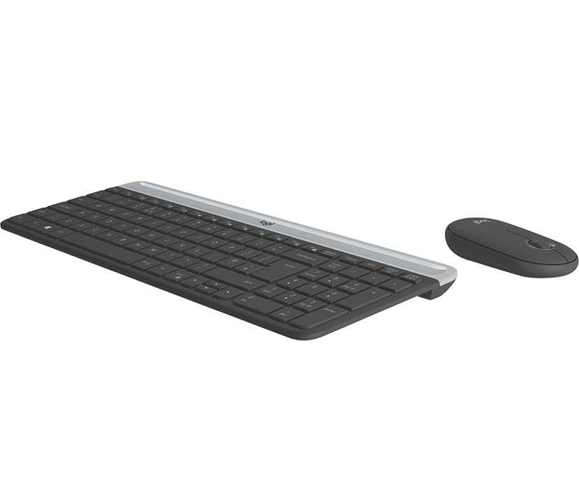 Logitech Slim Wireless Combo MK470 Trådlös Nordic