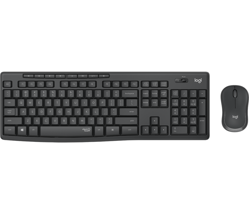Logitech MK295 Silent Trådløs Nordisk