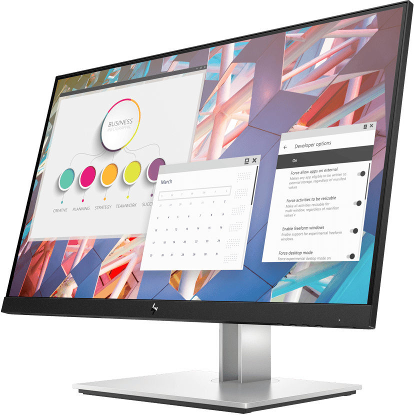 HP E24 G4 23.8" 1920 x 1080pixels IPS 16:9 60Hz