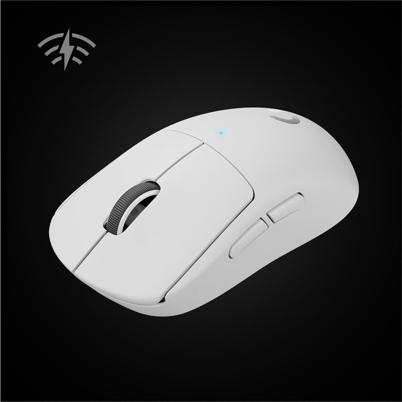 Logitech Pro X Gaming RF kabel-fri Mus Hvit