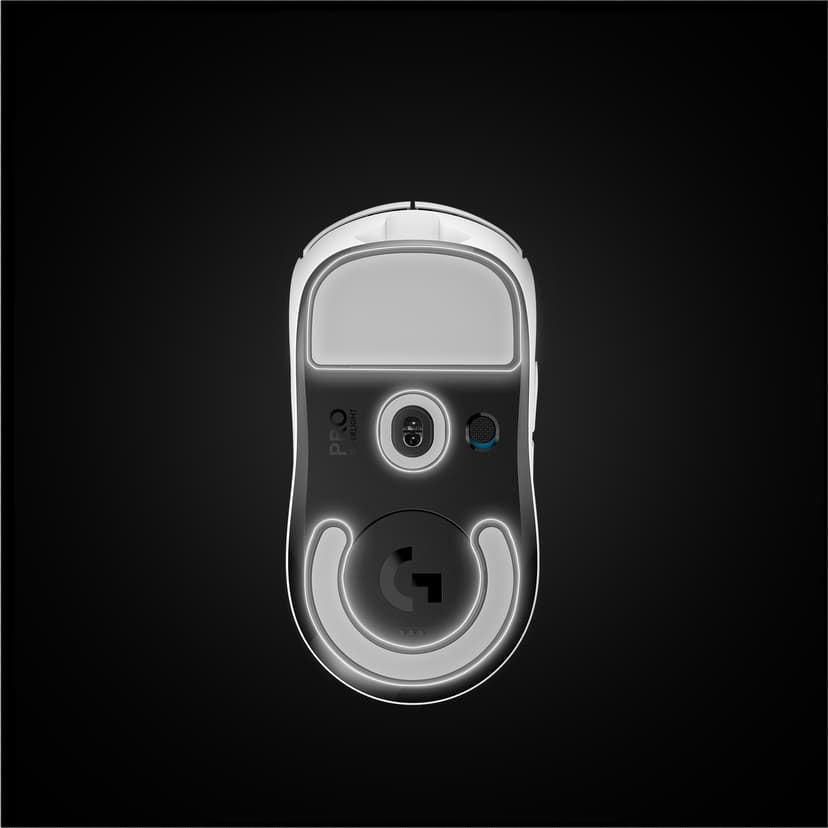 Logitech Pro X Gaming RF kabel-fri Mus Hvit