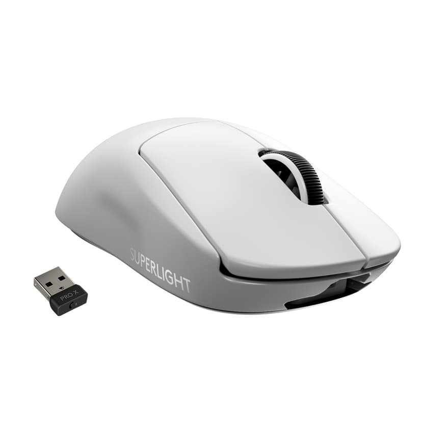 Logitech Pro X Gaming RF kabel-fri Mus Hvit