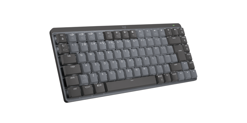 Logitech 920-010780 toetsenbord Kantoor RF-draadloos + Bluetooth QWERTY US International Grafiet, Grijs Draadloos Logitech Tactile US International