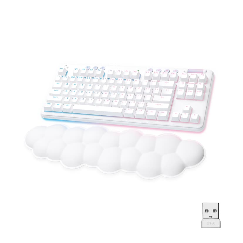 Logitech G715 TKL Linear Trådløs Logitech GX Red Nordisk