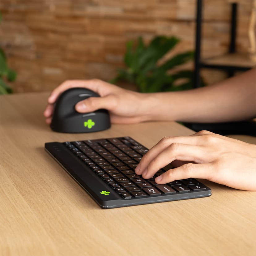 R-Go Tools Compact Break Ergonomic Trådløs Hollandsk Tastatur