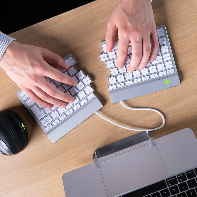 R-Go Tools Split Break Ergonomic Keyboard Nordic Wireless Trådlös Nordic