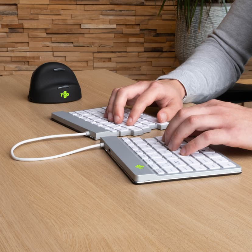 R-Go Tools Split Break Ergonomic Keyboard Nordic Wireless Trådlös Nordic