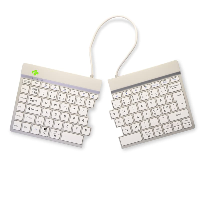 R-Go Tools Split Break Ergonomic Keyboard Nordic Wireless Trådløs Nordisk