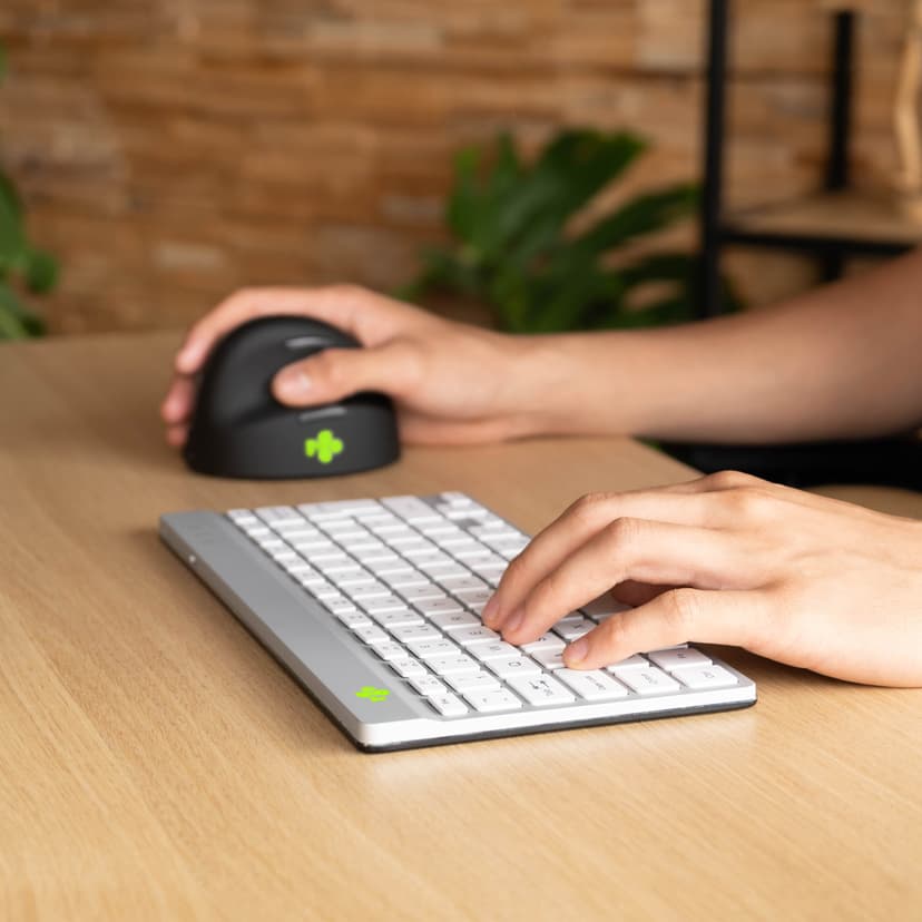 R-Go Tools Compact Break Ergonomic Trådløs Hollandsk Tastatur