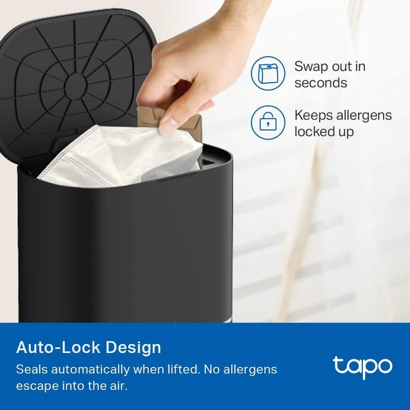 TP-Link Tapo Robotstøvsuger Støvpose 5 stk - Robotstøvsuger RV20 Max Plus/RV30Max Plus