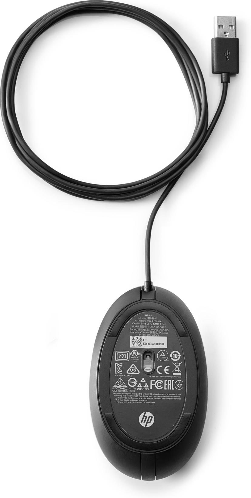 HP Wired 320m Mouse USB Type-A