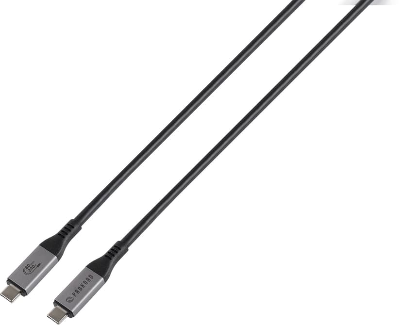 Prokord Cable USB4 80Gbps 240W 1.5m. USB C USB C Sort