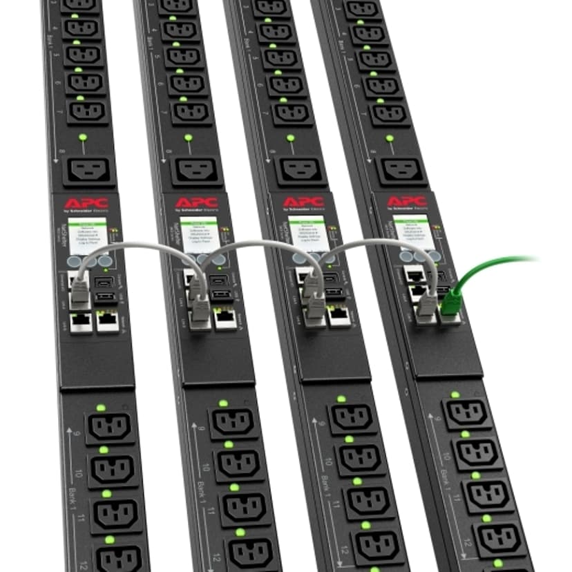 APC NetShelter™ 9000 strømforsyningsenhed (PDU) 24 AC stikkontakt(er) 0U Sort