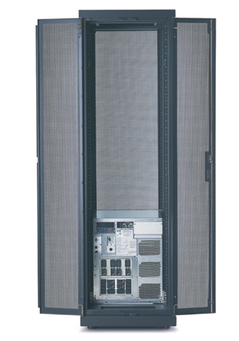 APC Symmetra LX rackmount 4- 8kVA 1+3-Faseblack 13U UPS-virtalähde 4 kVA 2800 W