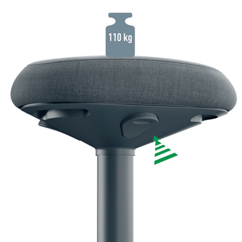 Leitz Ergo aktiv ståstol med komfortsete