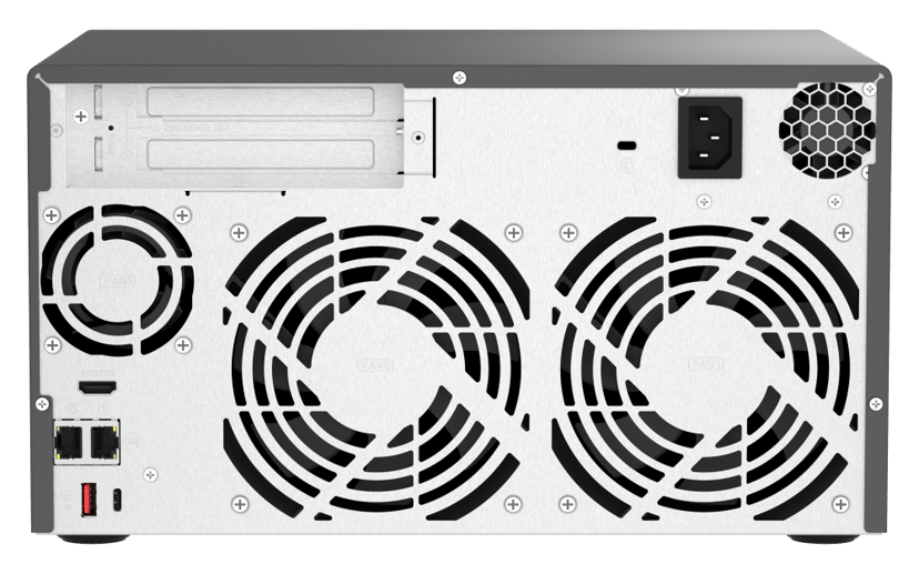 QNAP TVS-h874X NAS Tower Intel® Core™ i9 64 GB DDR4 0 TB QuTS hero Sort