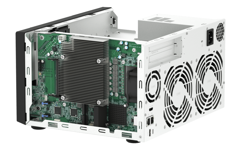QNAP TVS-h874X NAS Tower Intel® Core™ i9 64 GB DDR4 0 TB QuTS hero Sort