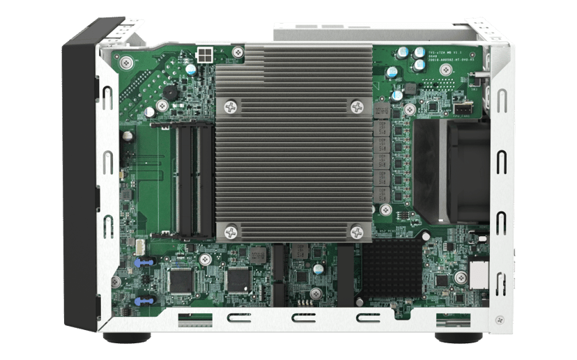 QNAP TVS-h874X NAS Tower Intel® Core™ i9 64 GB DDR4 0 TB QuTS hero musta