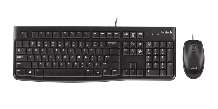 Logitech MK120 Desktop Bedraad US International