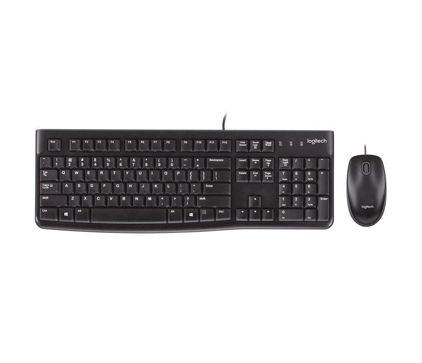 Logitech Desktop MK120 Kablet US International