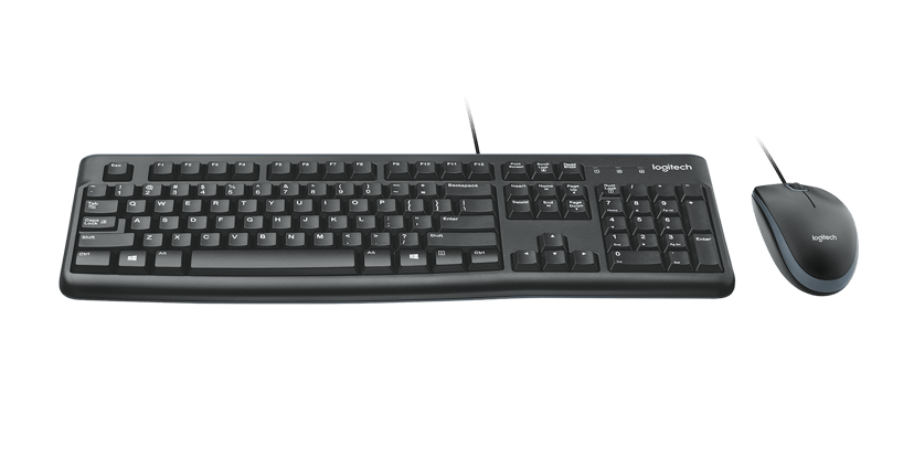 Logitech Desktop MK120 Kabel Amerikanskt internationellt